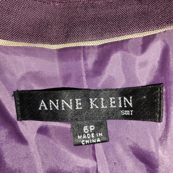 DARK PLUM WOOL BLEND JACKET - Picture 3 of 8